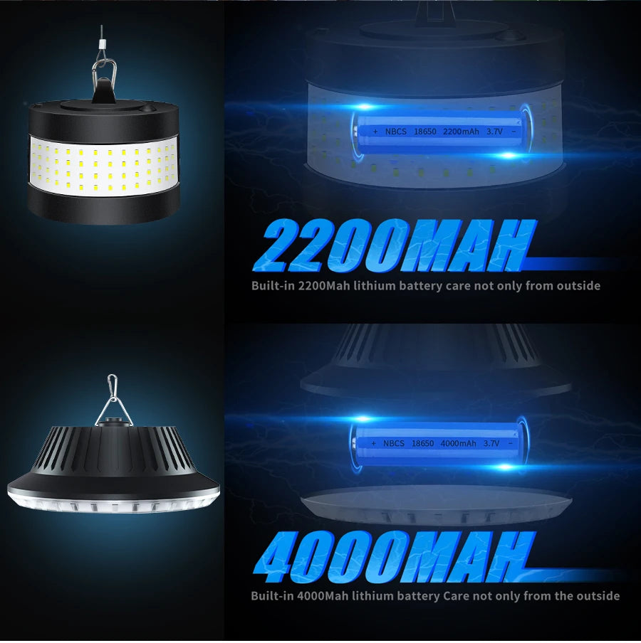 Solar Pendant Light with Motion Detector Outdoor 5M Cord Detached Indoor Waterproof Solar Shed Light for Garage Spotlights