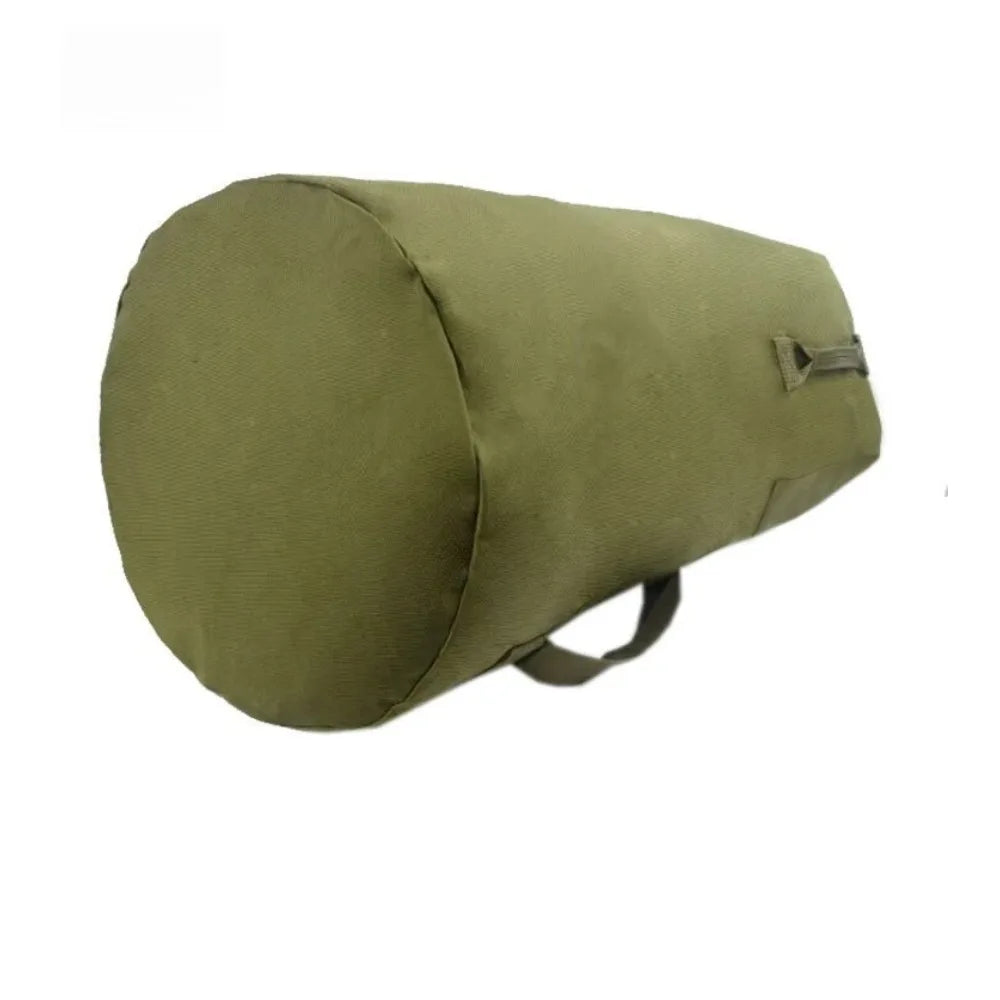 35L Waterproof Cylinder Tactical Backpack, Large Capacity Hiking Camping Travel Rucksack, Outdoor Military MolleBag for MenWomen