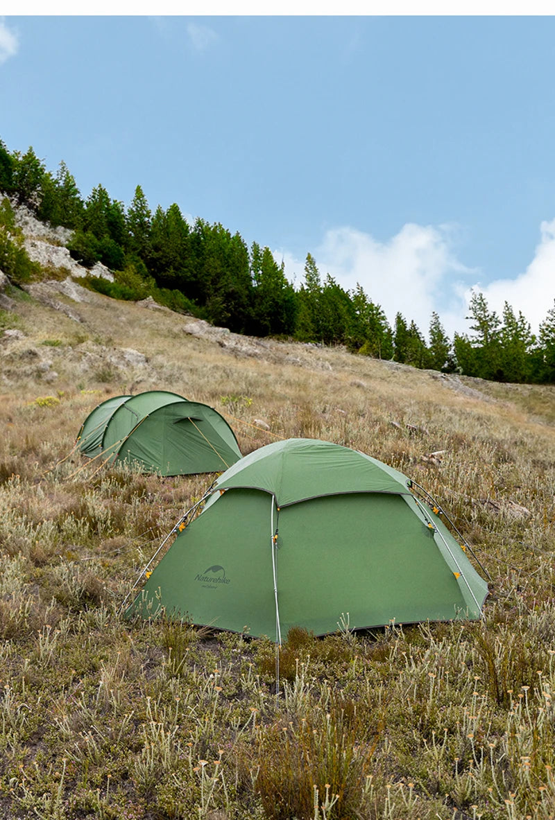 Naturehike Cloud Peak 20D Nylon Tent Ultralight 2 Persons Camping Hiking Outdoor Tent 4 Season Double Layer Backpack camper Tent