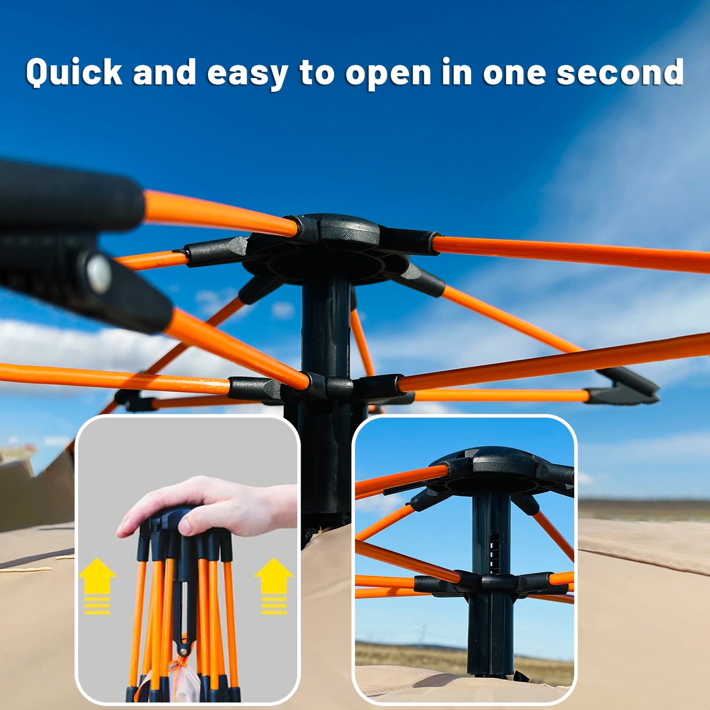 Automatic Quick-opening Tent Outdoor Self-driving Travel Camping Tent Automatic Quick-open Tent Rainproof Sunshine-proof Tent