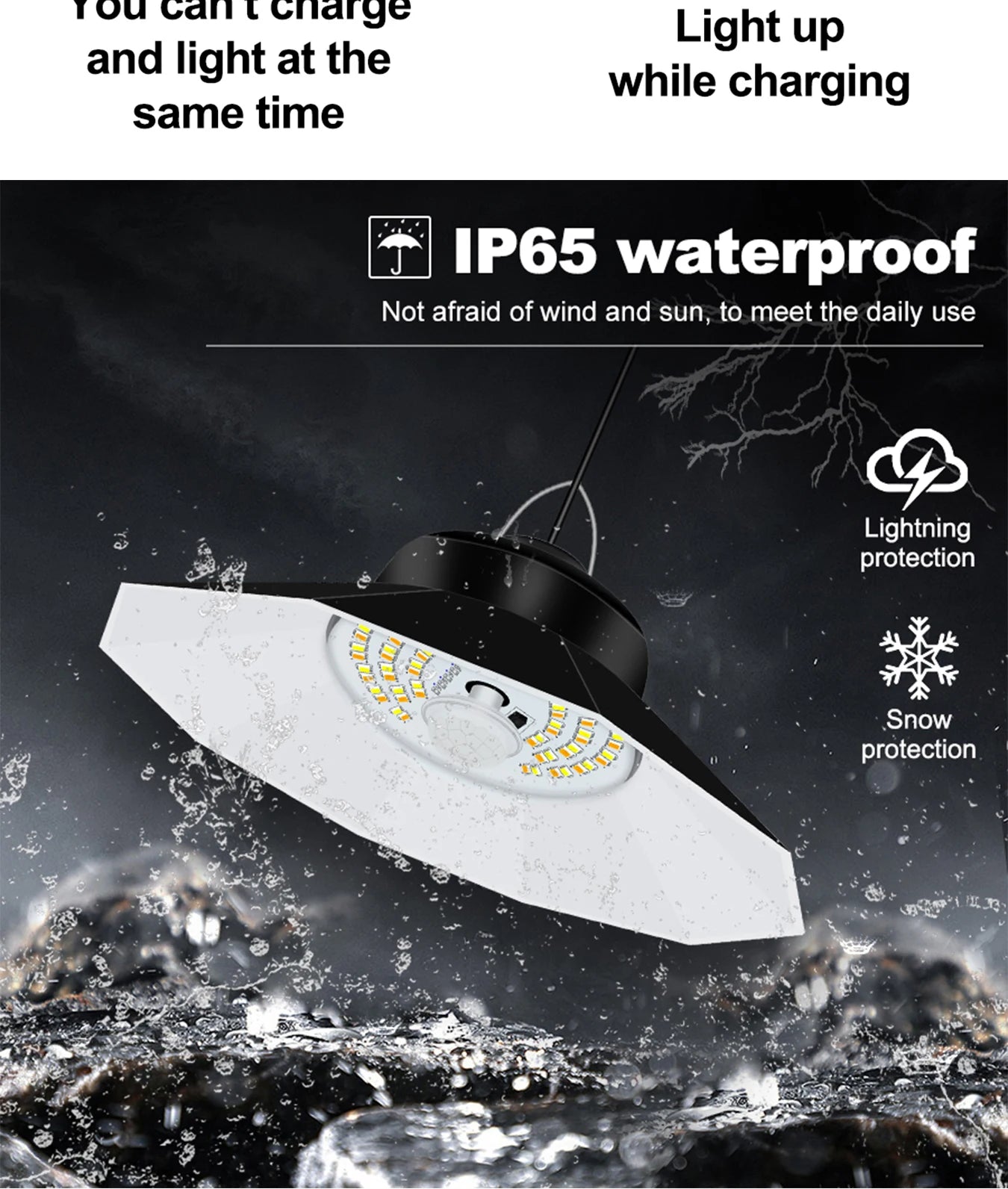 Solar Pendant Lights with Sensor Shed Lamp Indoor Remote Daytime Available for Barn Garage Solar Powered Outdoor Light