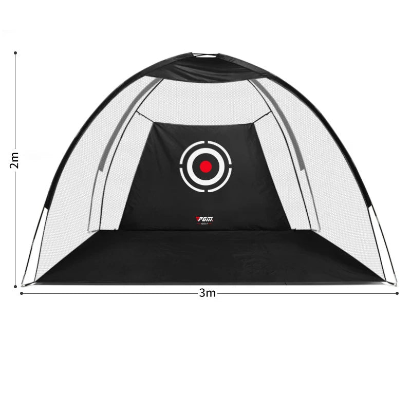 PGM Brand Golf Hitting Cage Indoor 2M 3M Golf Practice Net Tent Garden Grassland Golf Training Equipment Mesh Mat Outdoor Swing