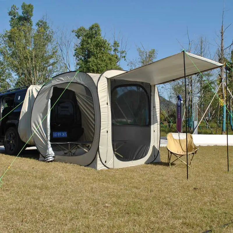 Portable Air Conditioner Camping Tent to Achieve the Freedom of Heat&Cooling, 7 Feet Height, Pop Up Family SUV Camping Tent