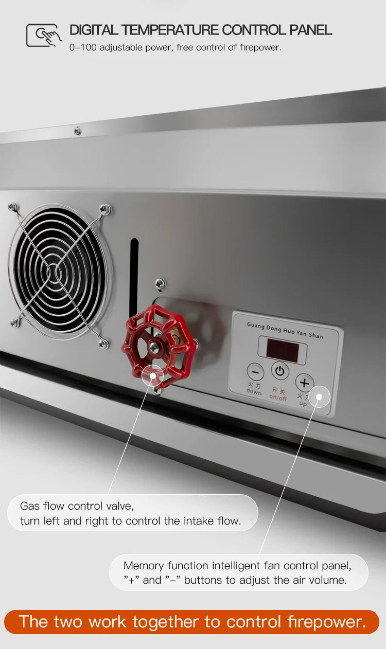 A8 Gas Large Barbecue Grill Commercial Grill Machine Restaurant