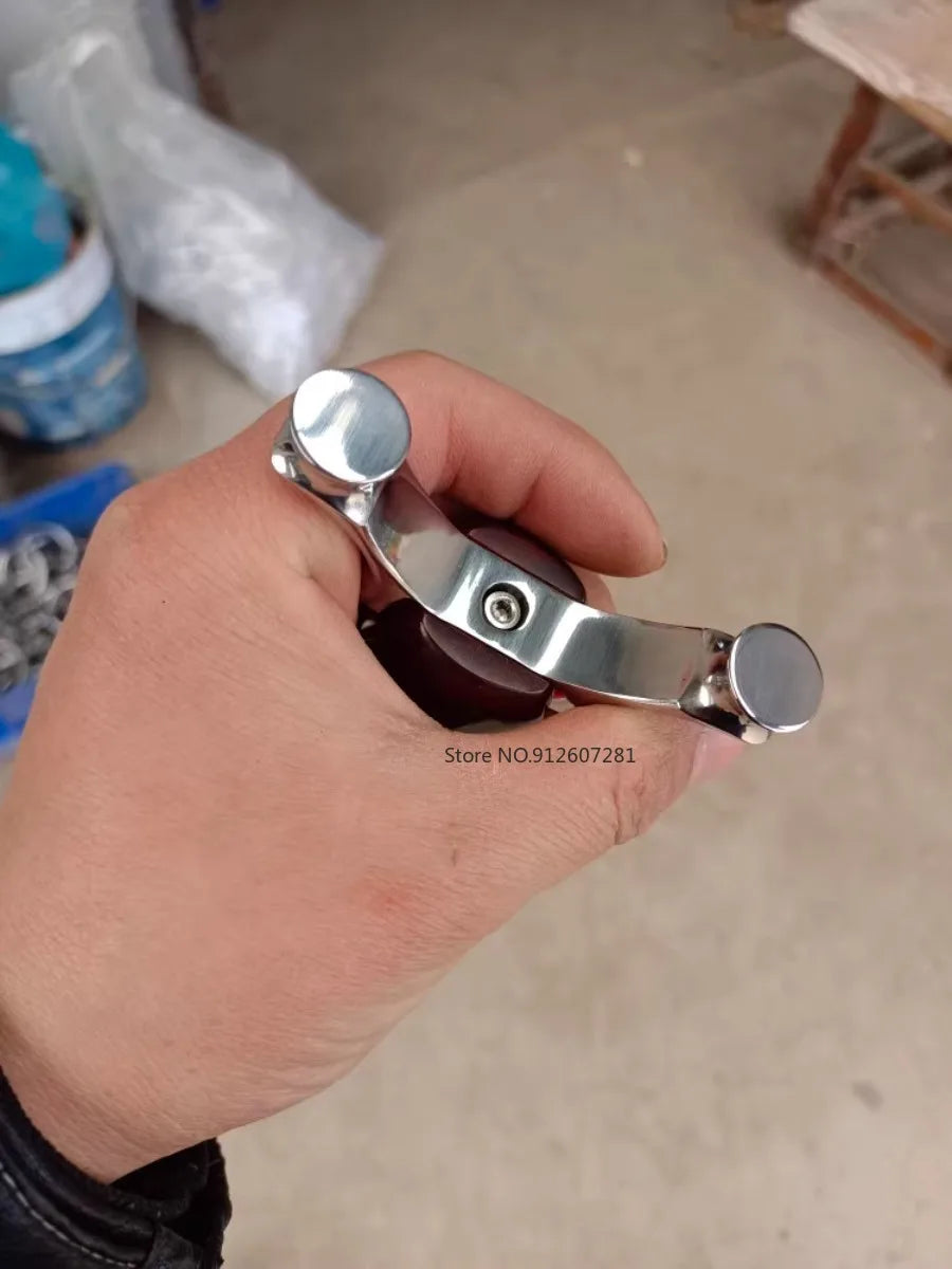 Hunting Slingshot Stainless Steel Bow Big Powerful Catapult Self Defense Survival High Precision Sling Shot