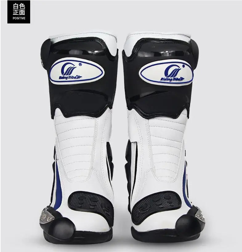 Riding Tribe Motorcycle Riding Shoes Summer Off-road Road Racing Long Boots Knight Anti-drop Motorcycle Shoes Men racing shoes