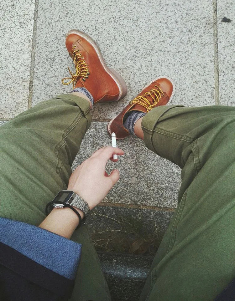 Mens British Wind Retro Boots Motorcycle Short Boots Men's Leather Boot Casual Work Shoes Men Women's Tide Chelsea Boots