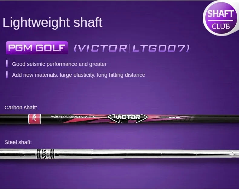 PGM Golf Clubs Golf Club Set Ladies Beginner Complete Set 12 Pcs/9 Pcs/4 Pcs,carbon Rod/steel Pole LTG007