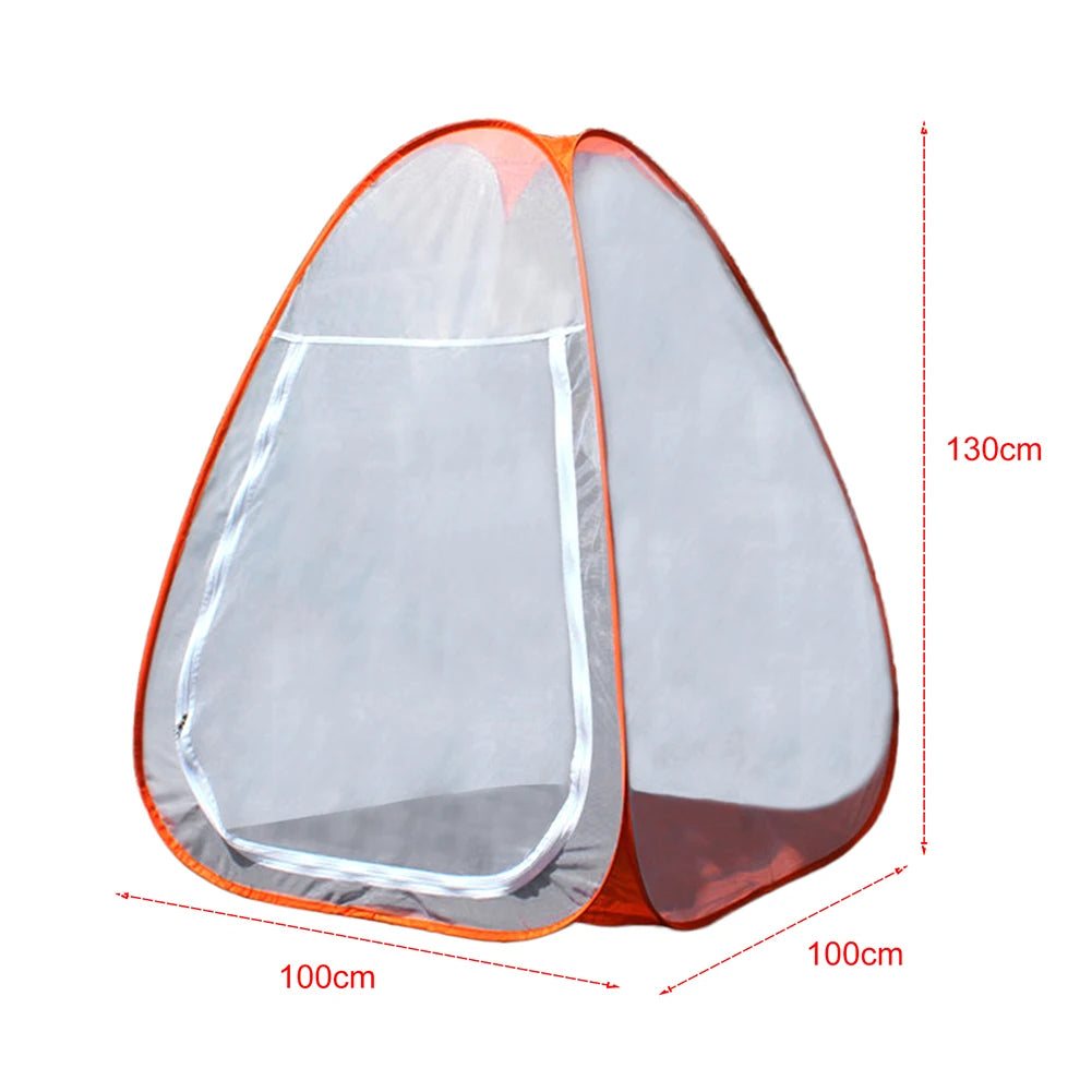 Buddhist Meditation Tent Single Mosquito Net Temples Sit-in Free-standing Yoga-meditation Shelter Cabana Quick Fold Camping Tent