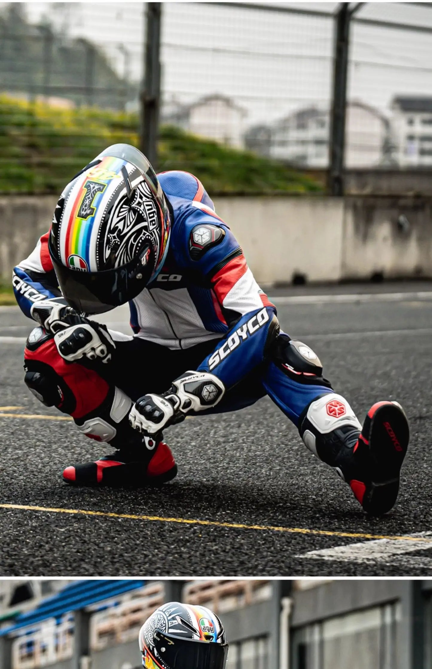 Scoyco Men's Motorcycle Riding Boots Anti-slip Motocross Shoes Anti-fall Rider Racing Road Cross-country With CE Certification