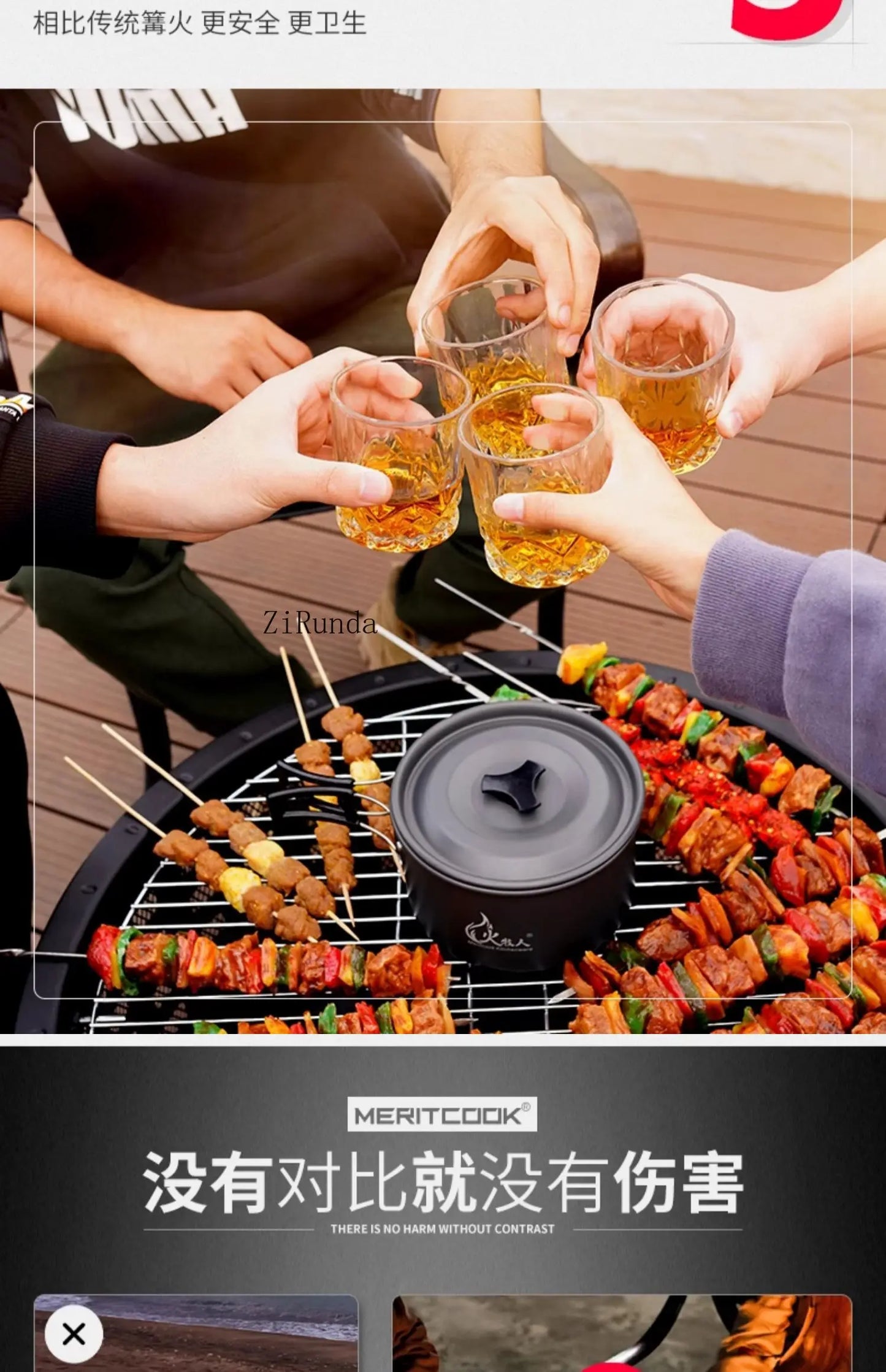 Charcoal brazier Bonfire brazier Household firewood brazier Outdoor patio grill