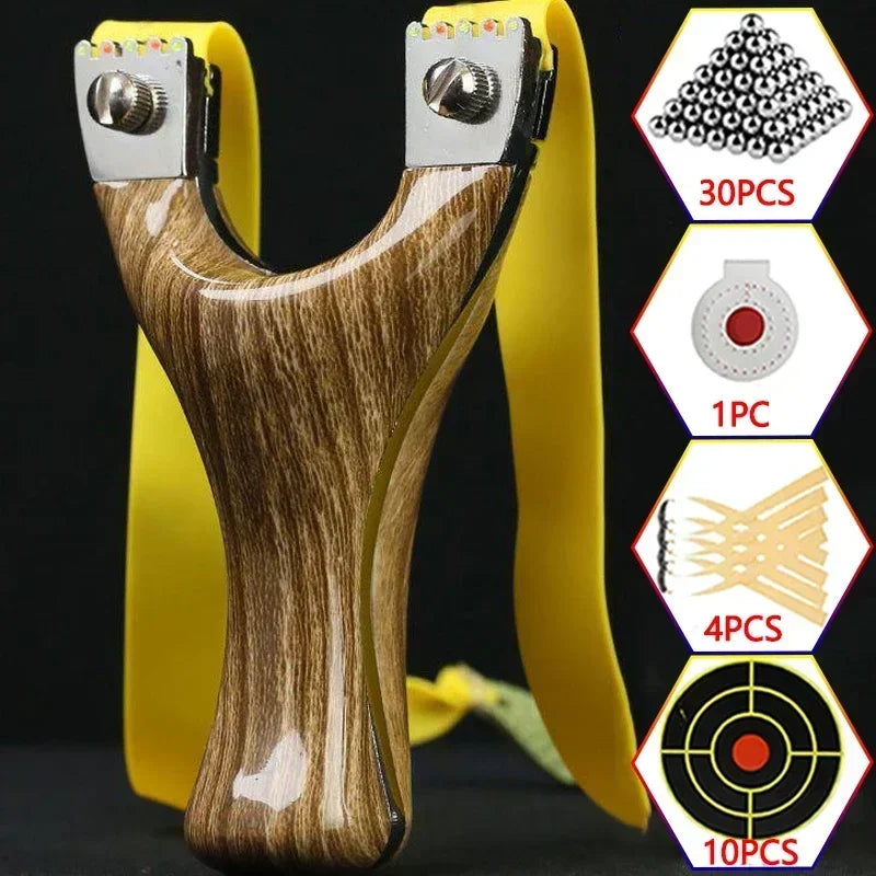 Professional Slingshot High Quality and Powerful Sling Shot Alloy Hunting Slingshots Rubber Band Outdoor Shooting Sports Tools