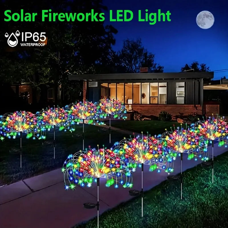 Super Solar LED Light Outdoor Waterproof Solar Light 8 Lighting Modes DIY Fairy Light Holiday Decorative garden Lights Lamp