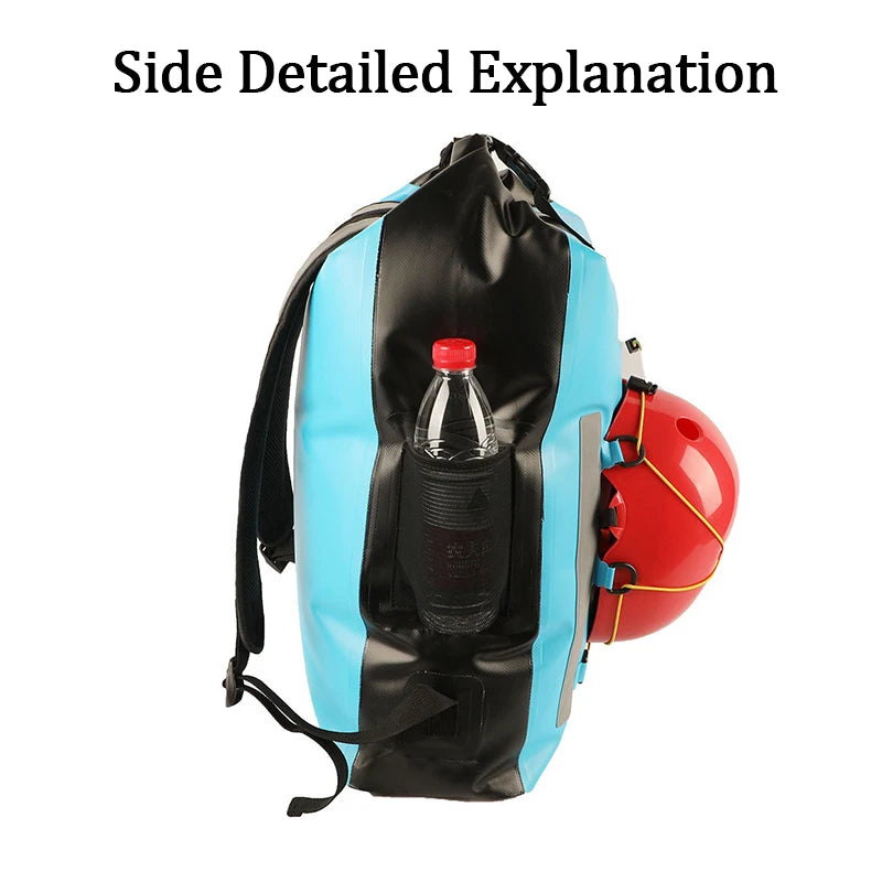 30L Dry Wet Separation Sports Bag for Outdoor Activities -Waterproof Backpack with Reflective Strips, for Hiking, Diving, Camp