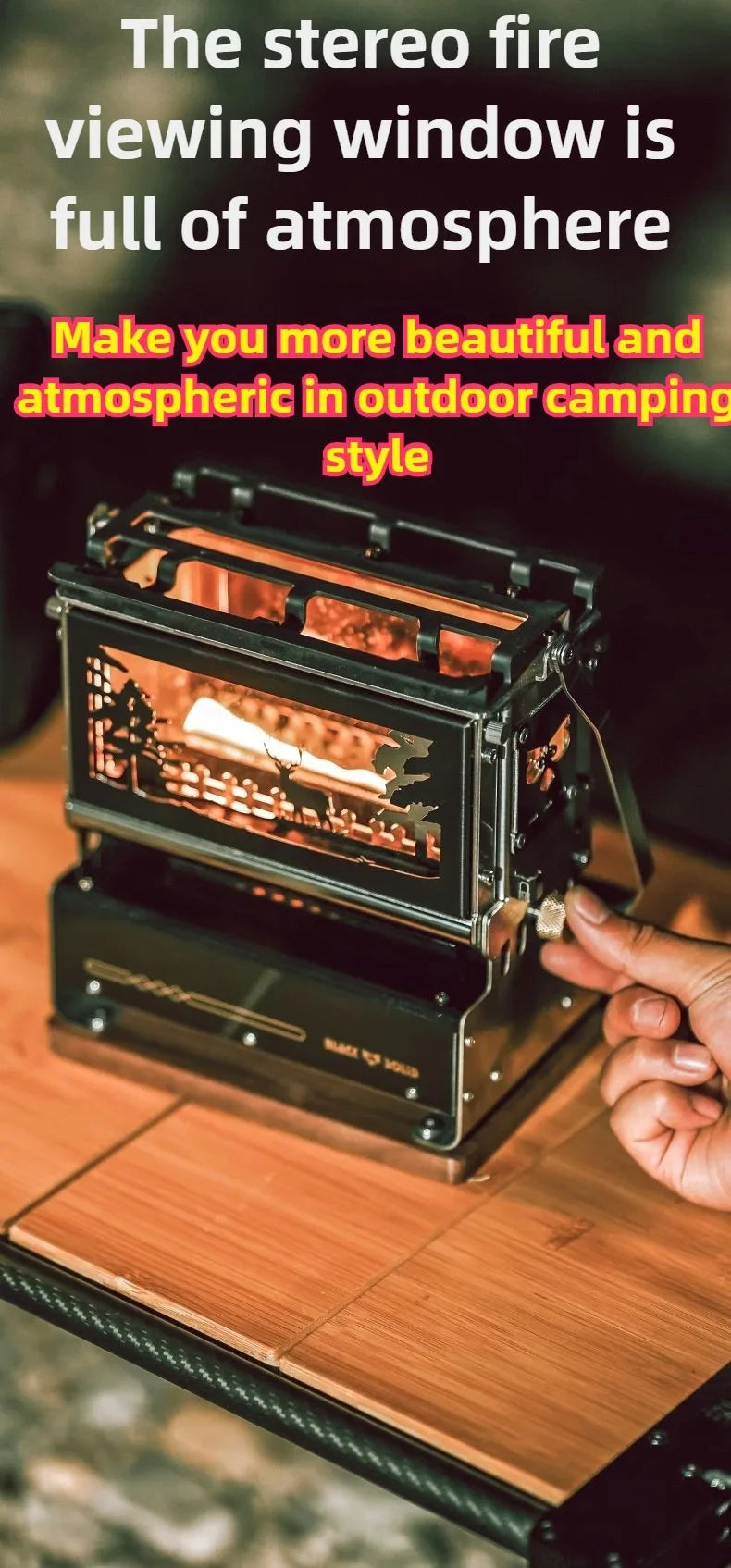 Portable Oil Lamp Stove Portable Outdoor Retro Camping Kerosene Lamp Camping Supplies Alcohol lamp