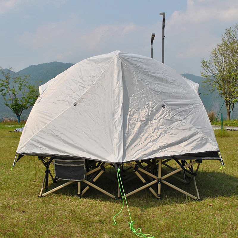 Ultralight 2 Person Backpacking Tent Can Be Used As Cot Bed Tent or Bikepacking Tent, Light Weight Cot Tent Not Include Bed
