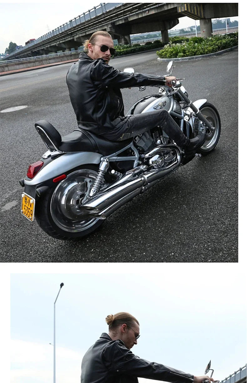 Motorcycle Riding Boots Men's Anti-slip Wear-resistant Locomotive Cycling Shoes Comfort Waterproof Anti-drop Four Seasons