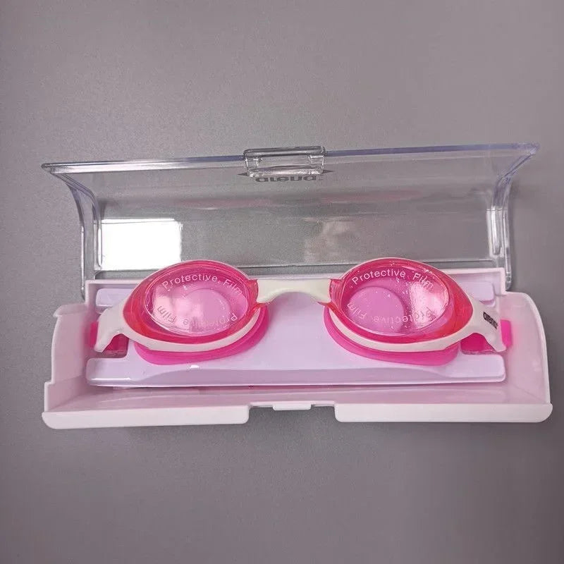 ARENA Professional Anti-Fog HD Swimming Women Adjustable Silicone Swim EYEWEAR Goggles Leak Proof Protection Glasses Men