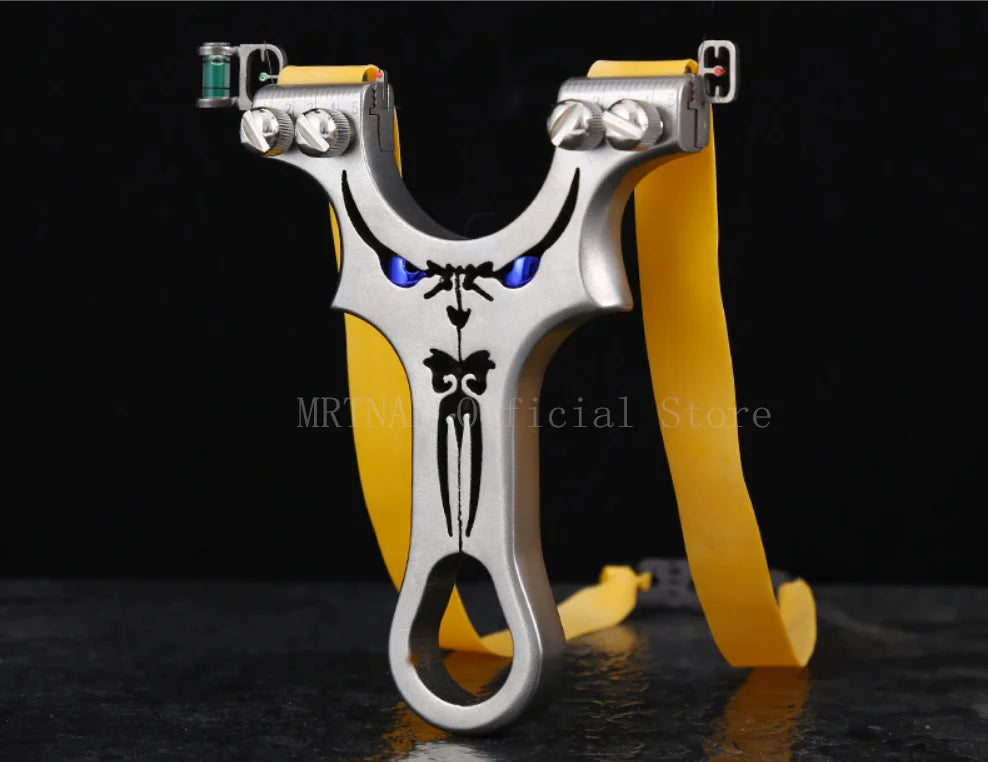 Assisted Aiming Slingsshot Double Screw Fast Compression Slingshot Outdoor Hunting Shooting Catapult Accessories