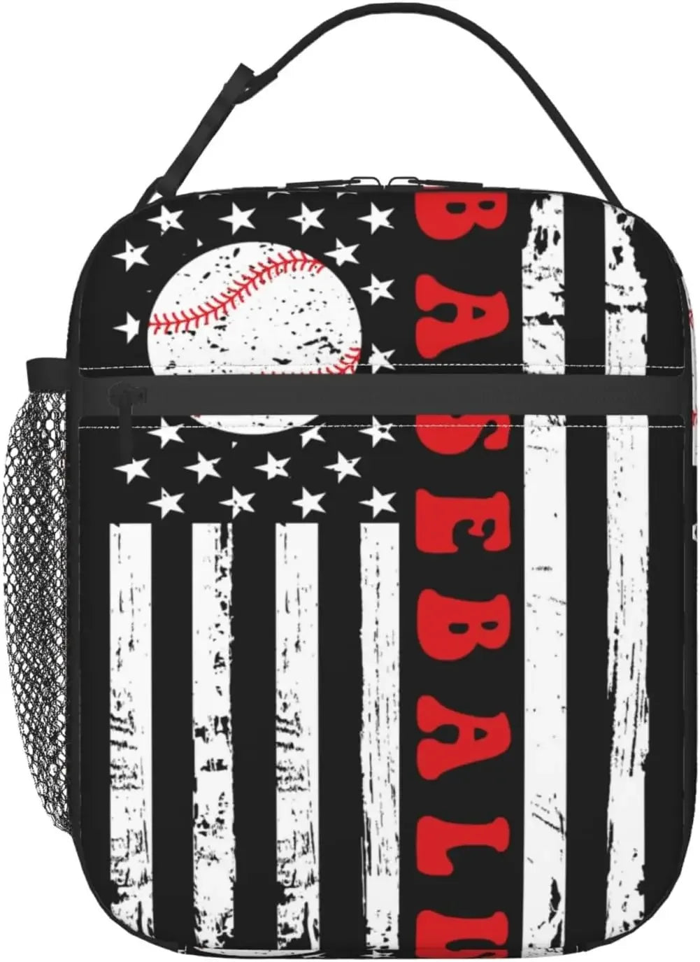 Tennis Racket Art Sport Lunch Bag Insulated Reusable Lunch Box Lunch Tote Lunchbox Portable Bento Bags For