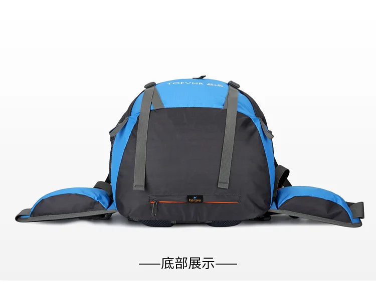 2025 cross-border outdoor hiking bag shoulder hiking sports bag waterproof bag backpack large capacity polyester backpack a001