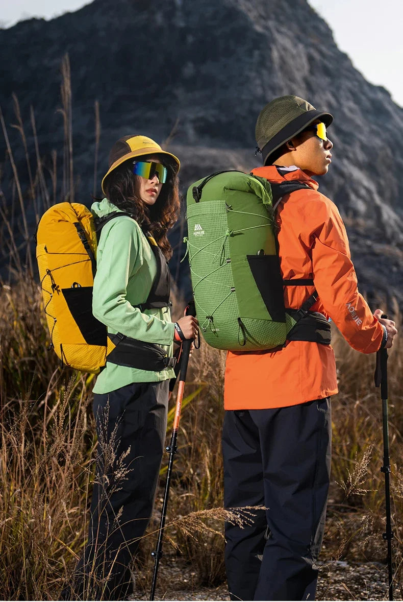 AONIJIE FH2524 24L Hiking Large Capacity Backpack for Women Men Multifunctional Lightweight Daypack for Climbing Camping Touring