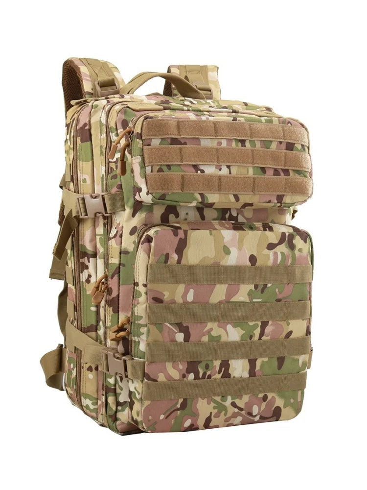 Hotselling Upgrade 3P Attack Tactical Backpack 45L Larger Capacity Waterproof Outdoor Sports Climbing Hiking Travelling Backpack