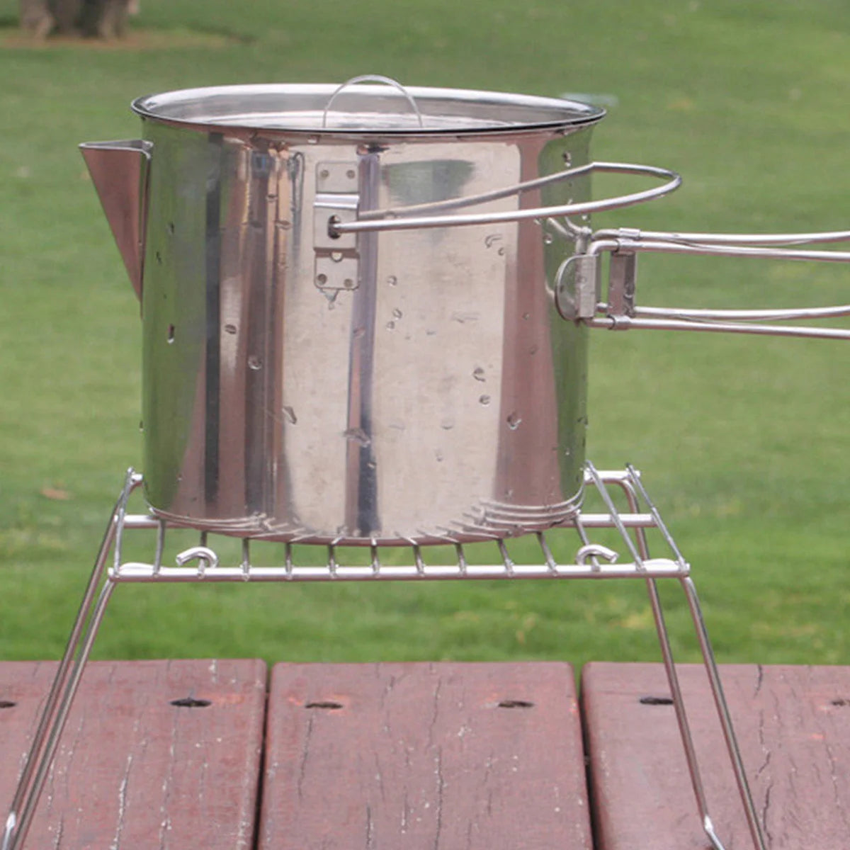 Stainless Steel Grill Grills for Park Barbecue Accessories Fold Folding Mini BBQ Tools