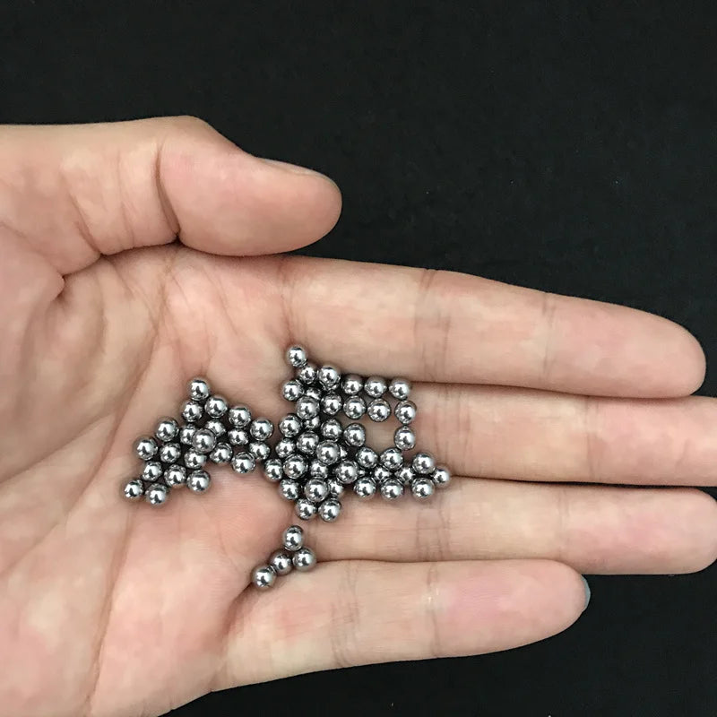 1000pcs/Lot 4.5mm Steel Slingshot Balls Catapult Balls Slingshot Hunting High-carbon Shooting Catapult Bow Hitting Ammo Yernea