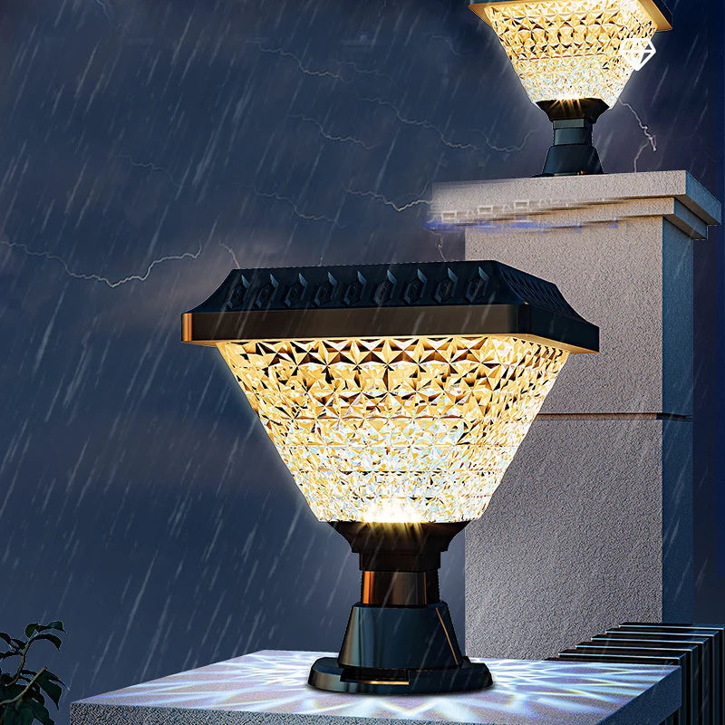 Solar Light Outdoor Fixtures Courtyard Garden Lawn Street Lights Waterproof Lamp External Landscape Patio Festival Lighting