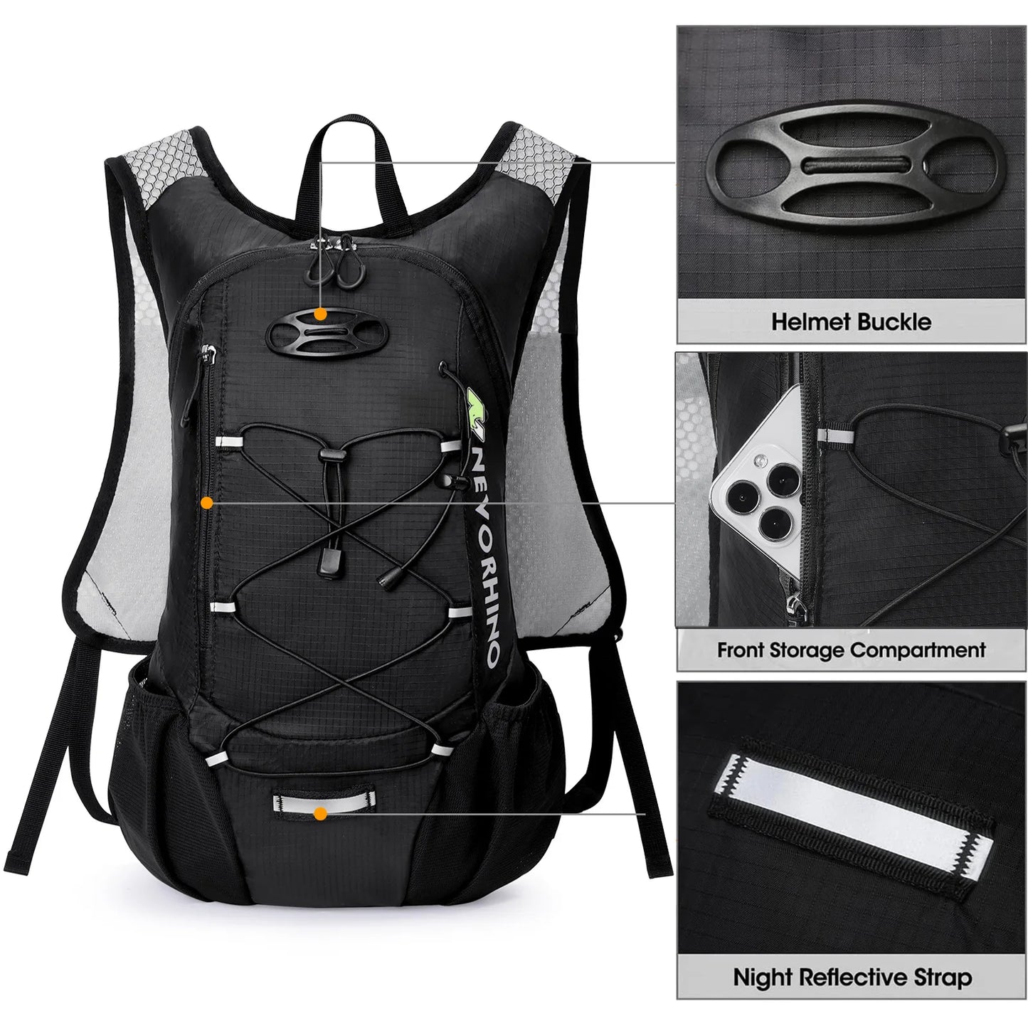 1PC Hydration Pack Lightweight Hydration Water Backpack, Running Backpack Hydropack Hydro with 2L Water Bladder for Cycling