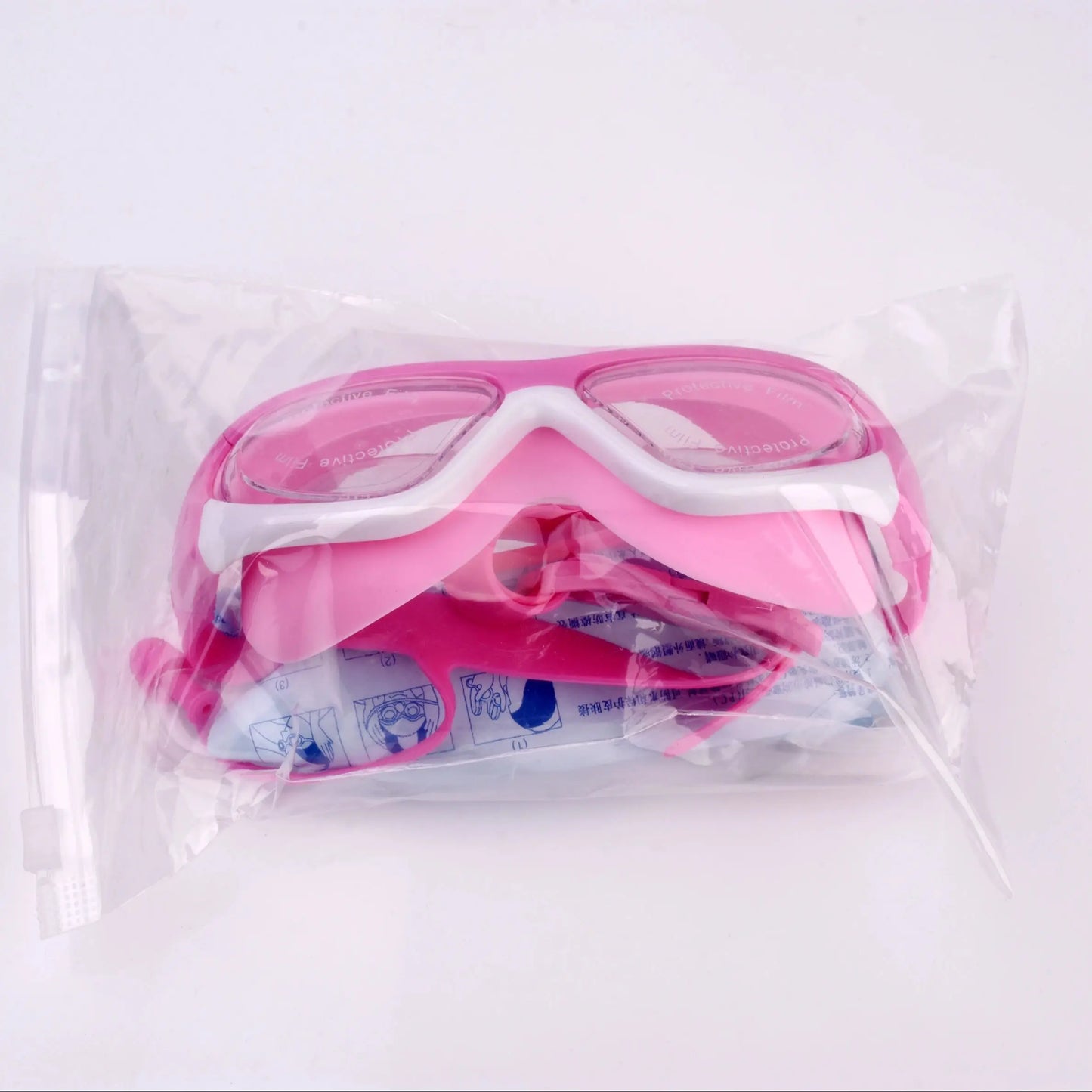 High-definition Children Swimming Goggles For Boys And Girls Anti-fog Swimming Goggles Large-frame Goggles Comfortable Silic