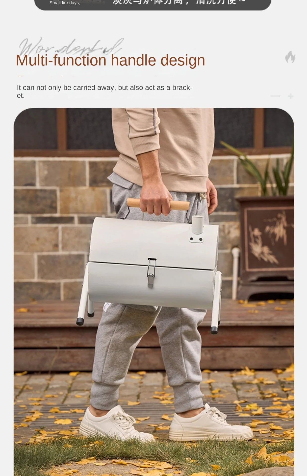 Barbecue Grill Outdoor Portable Picnic Camping Folding Smokeless Grill Household Portable Charcoal Heating Barbecue Grill 2025