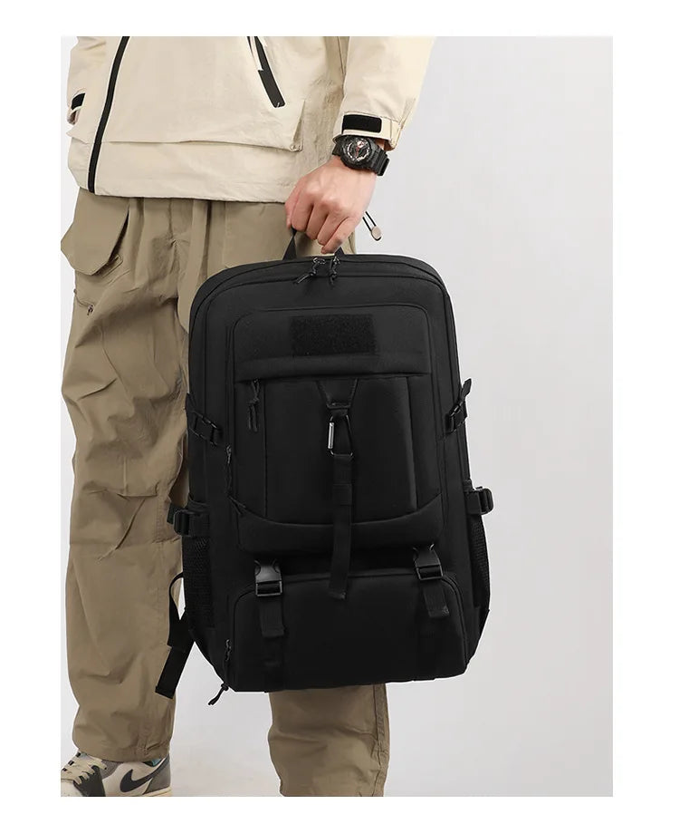 Oulylan Durable Portable Travel Shoulders Pack Versatile Outdoor Practical Climbing Bags Men Lightweight Large Capacity Backpack