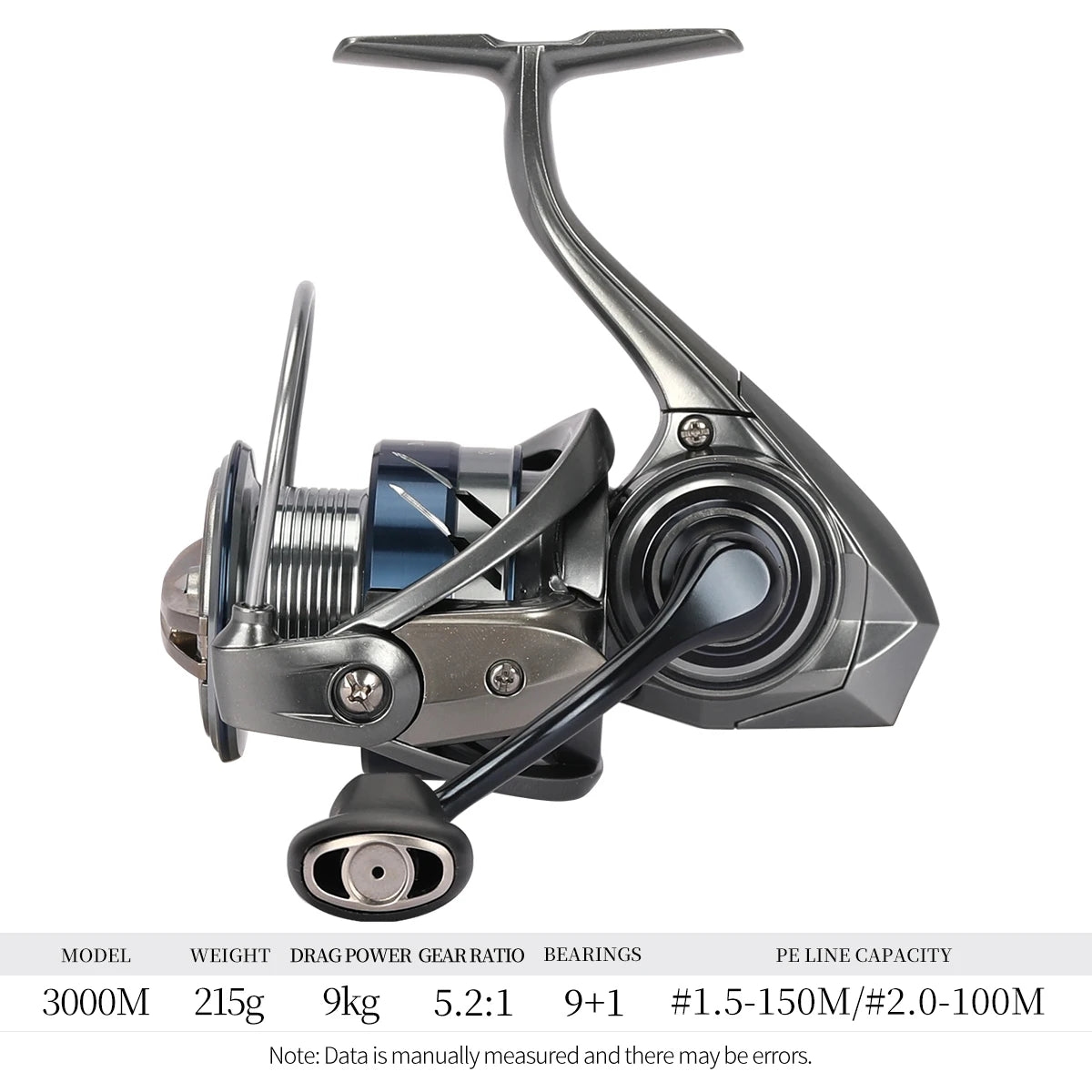 TSURINOYA METAL Spinning Fishing Reel MERLIN 1000 C2000S 165g baitcast reel  ULTRALIGHT &VERSATILE Saltwater Bass Pike Wheel