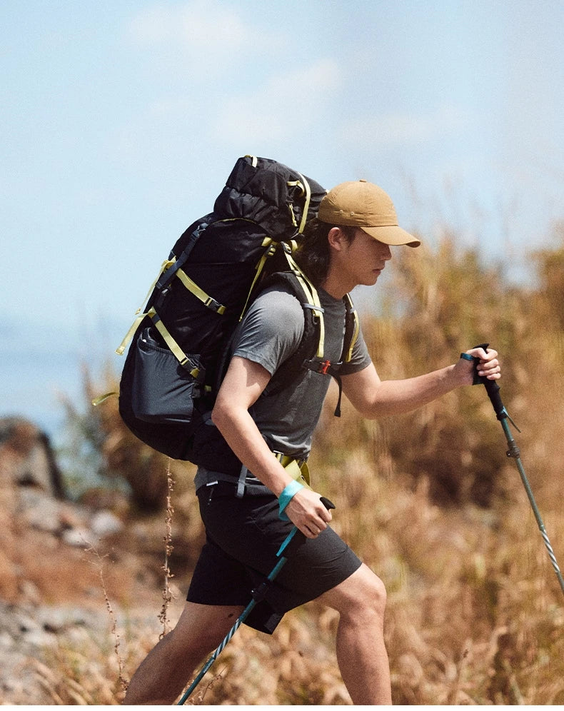 Naturehike Hiking Backpack Waterproof 45/55/65L Knapsack Climbing Travel Outdoor Sports Large Capacity Nylon Bag With Rain Cover