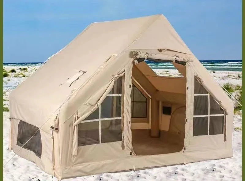 Oxford Cloth Camping Tents Outdoor Portable Quick Automatic Opening Inflatable Tent Rainproof Sun Protection Camping Equipment