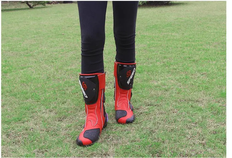 Motorcycle Boots Cycling Shoes Four Seasons Racing Anti-drop Cycling Boots Locomotive Shoes Knight Racing  Motorcycle Shoes