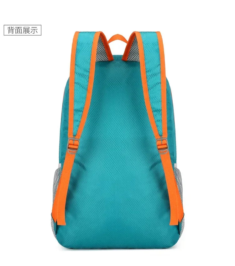 25L Light Folding Waterproof Unisex Hiking Fitness Camping waterproof Climbing Travel Bag Outdoor Sports Leisure Backpack