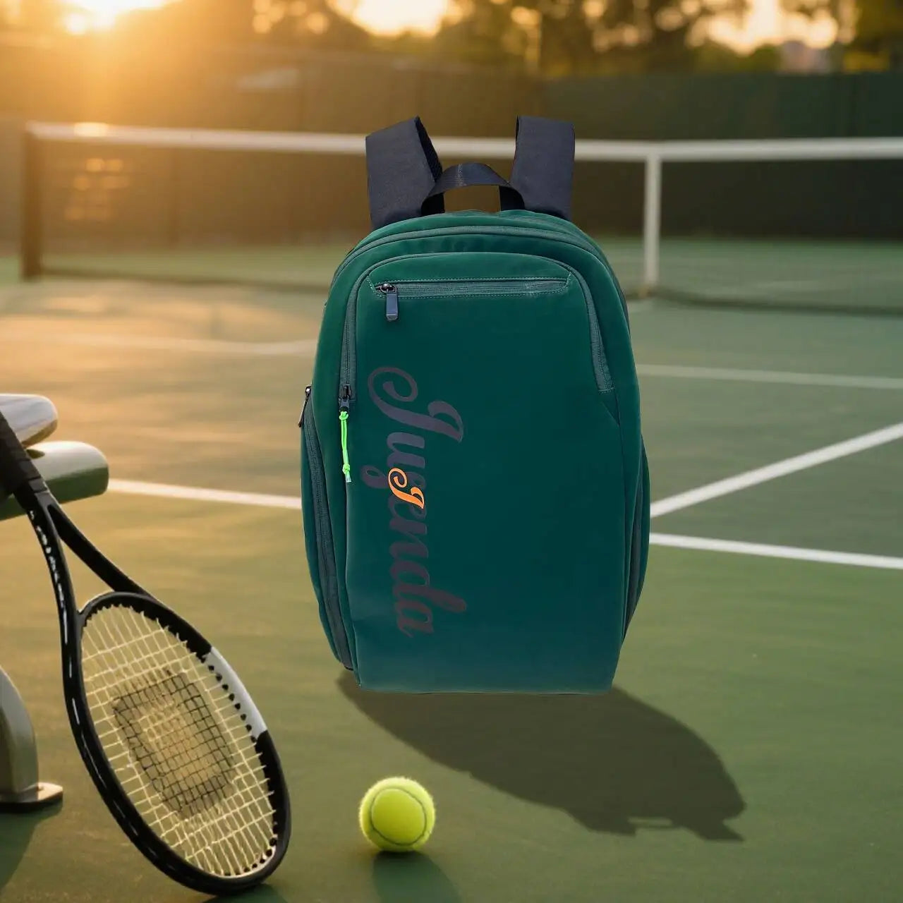 JUSENDA Designed Blade Super Tour V9 Profession Tennis Backpack Team Court Racquets Sports Bag with Compartment Shoe Bag