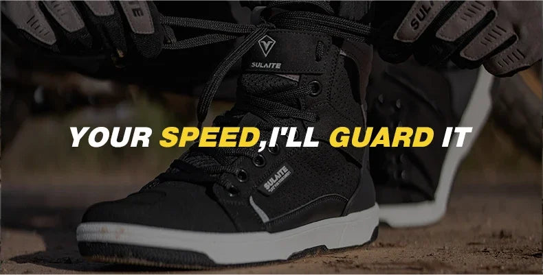 Men's Motorcycle Racing Shoes Breathable Anti-drop Off-road Rider Rally Shoes Racing Equipment