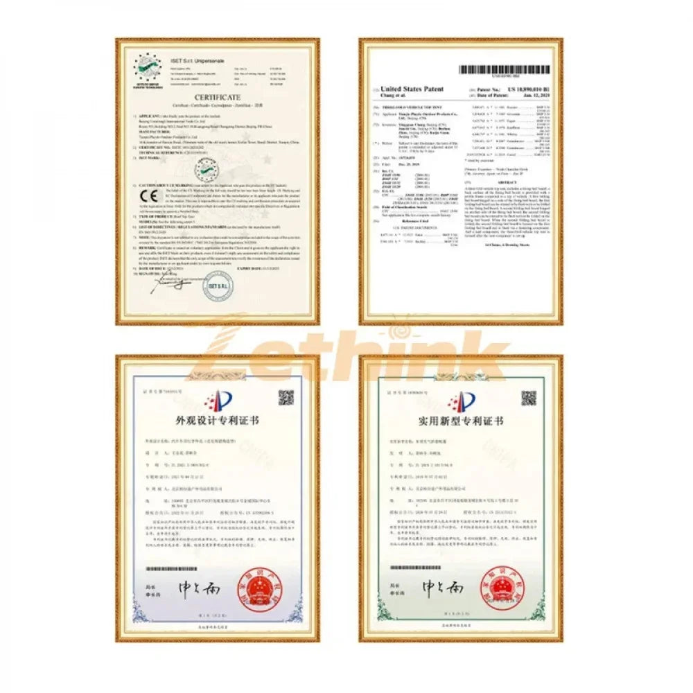 New Trend Shell Wing Inflatable Roof Top Tent Water Proof Large Internal Space Prevent Bumping Glamping Outdoor Tents