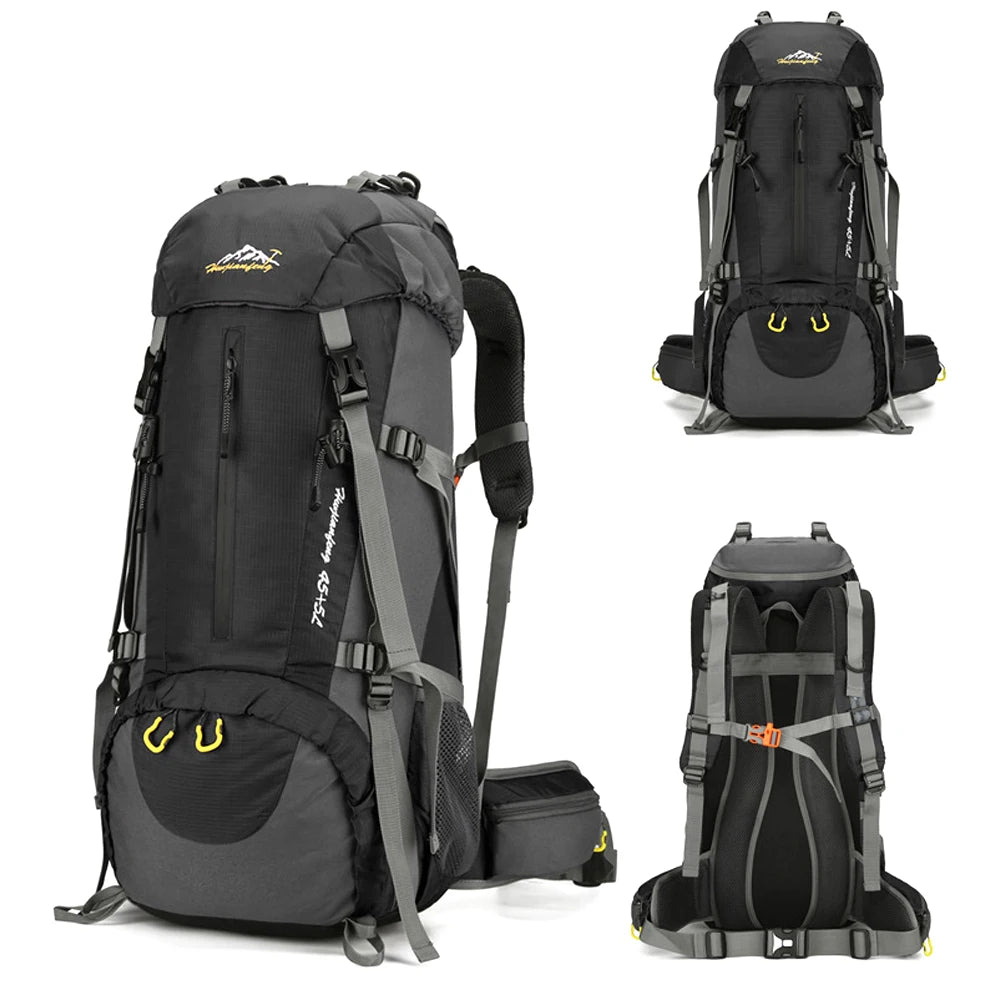 50L Hiking Backpack Men Women, Large Backpack Packs, Waterproof Camping Backpacks Bag, Camping Essentials for Trekking Travel