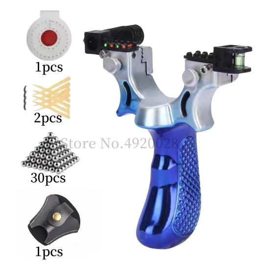Laser Shooting Slingsshot High Precision Sling Outdoor Hunting Slingshot for Hunting High Precision Catapult Tirachinas Caza