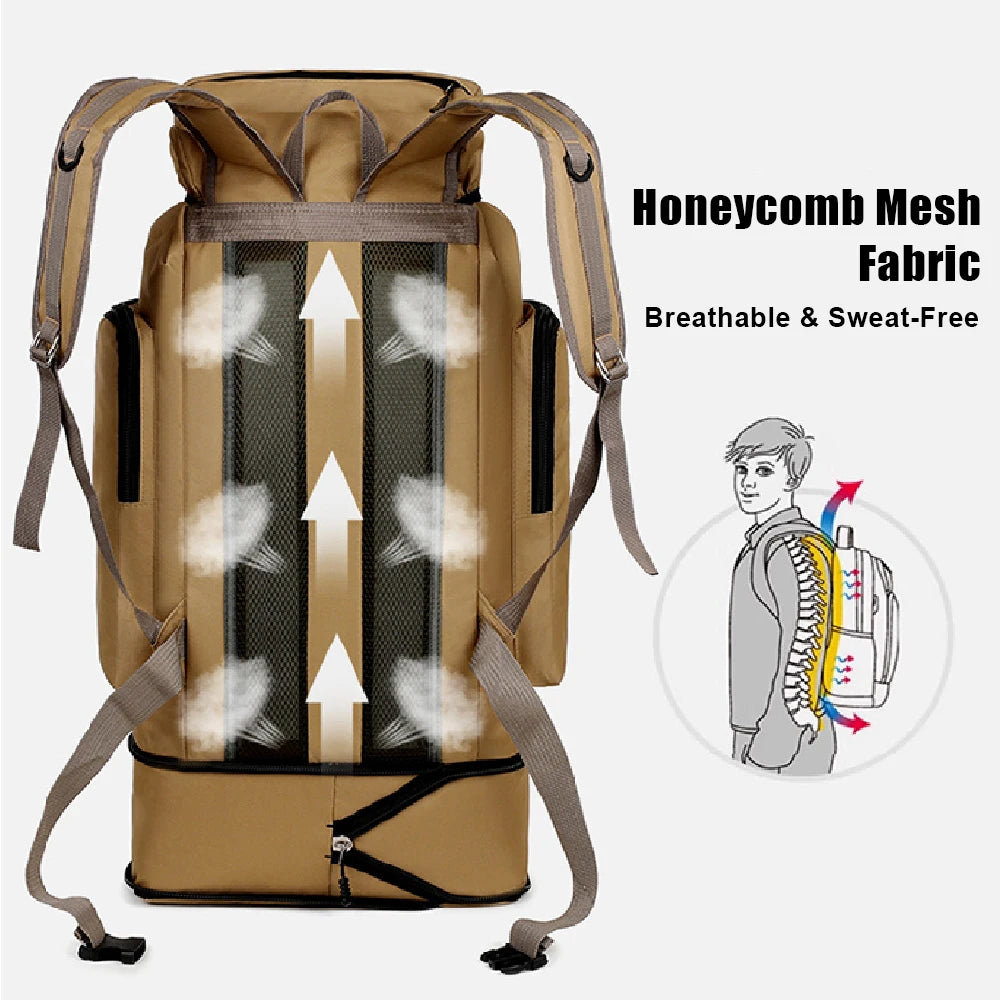 Tactical Backpack Camping Hiking Bag Large Capacity EDC Tool Storage Bag for Outdoor Sport Camping Climbing Hiking Hunting