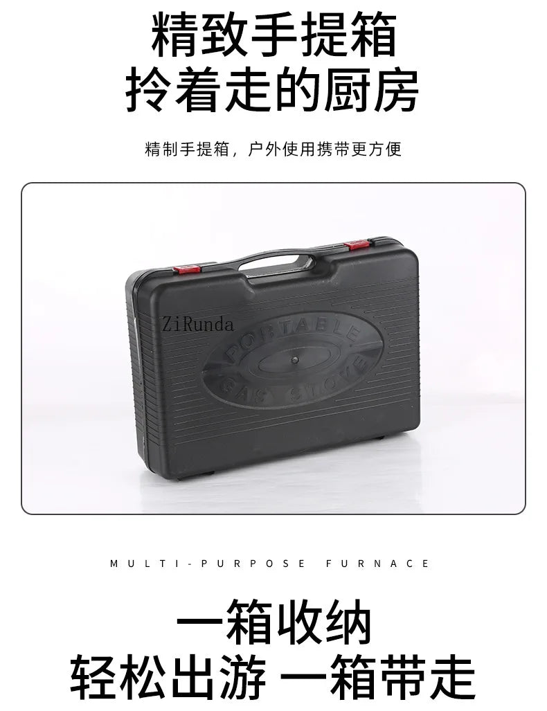 Portable outdoor cassette grill gas household camping grill picnic kebabs gas stove  camping equipment