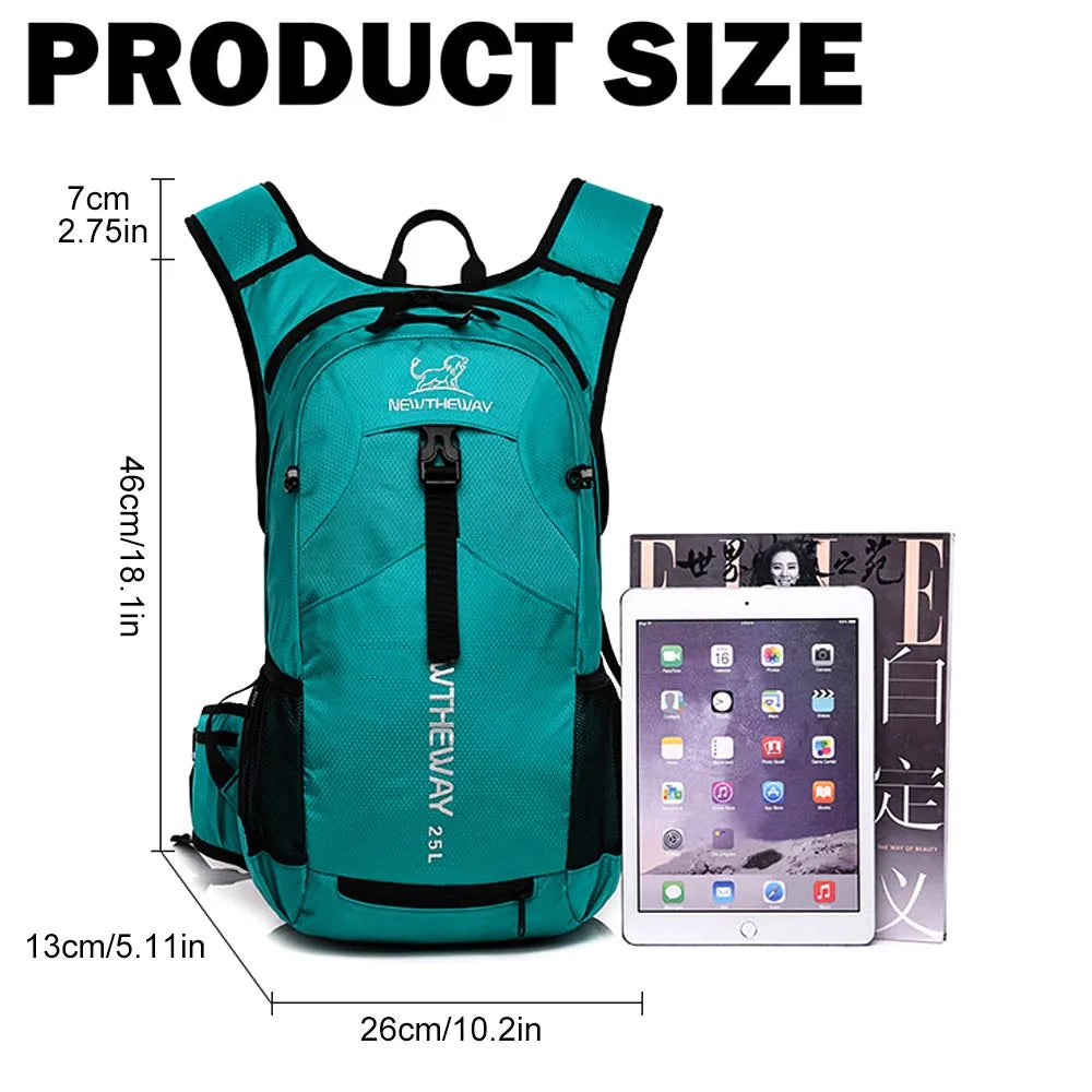 1PCS 25L Hiking Backpack Men Women, Backpacking Packs, Waterproof Camping Backpacks Bag, Camping Essentials for Trekking Travel