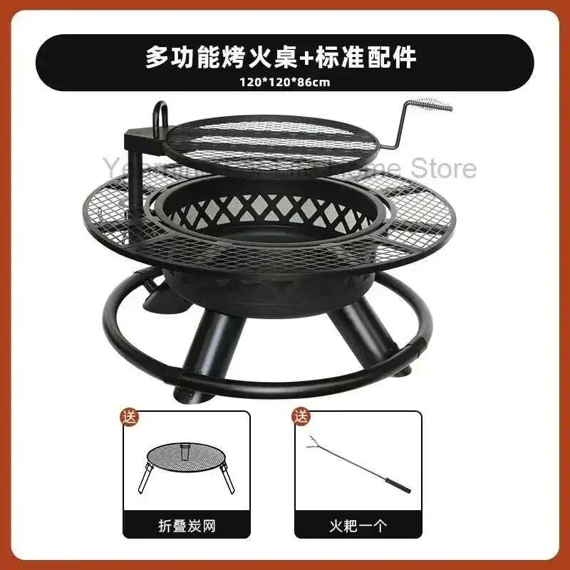 CX010AJ Modern High Quality Barbecue grill, household wood heater, patio, villa campfire, fireplace table, charcoal brazier