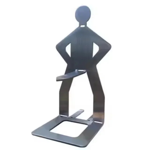 Stainless Steel Funny BBQ Sausage Holder Humanoid Grill Rack for Hot Dogs Portable Camping Picnic Essential with Humorous Design