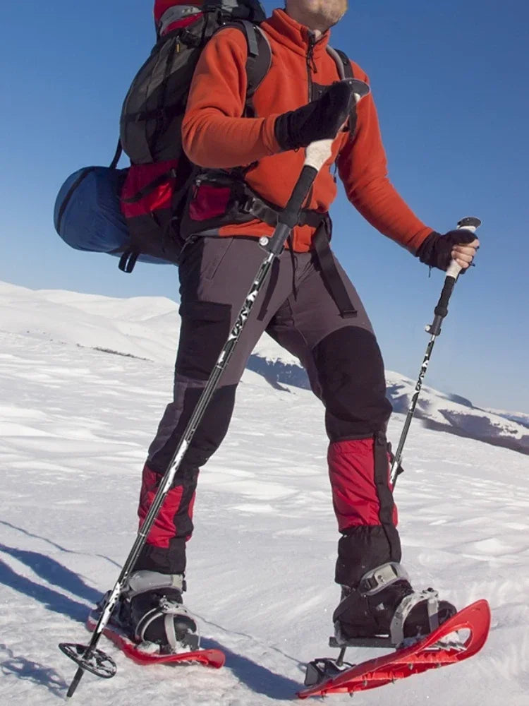 2PCS Aluminum Outdoor Hiking Anti Shock Walking Sticks Telescopic Trekking Climbing Poles Ultralight Walking Canes